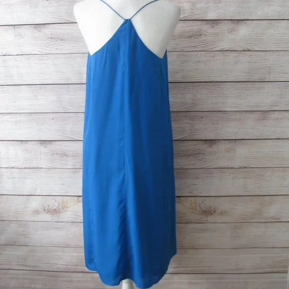 J. Crew Cobalt Blue Slip Dress - Picture 4 of 6